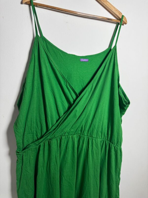 Vestido verde musgo - Marguerite - tam XG - Image 3
