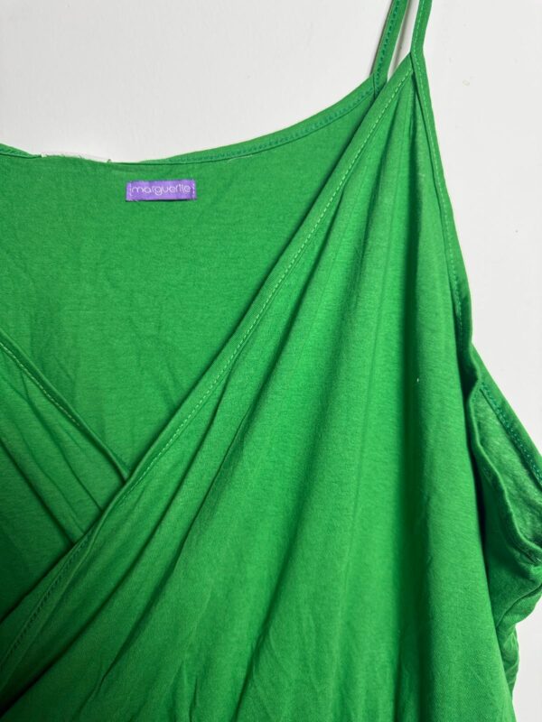 Vestido verde musgo - Marguerite - tam XG - Image 5