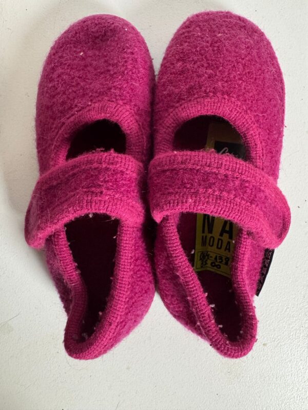 Pantufa rosa de lã Echt Walkstoff - tam 30 / 31 - Image 4