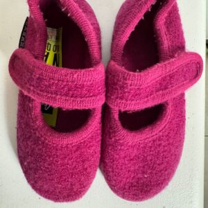 Pantufa rosa de lã Echt Walkstoff – tam 30 / 31