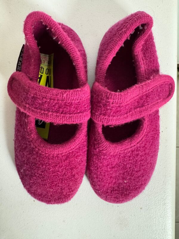 Pantufa rosa de lã Echt Walkstoff - tam 30 / 31