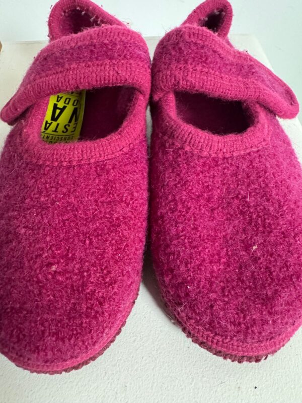 Pantufa rosa de lã Echt Walkstoff - tam 30 / 31 - Image 3