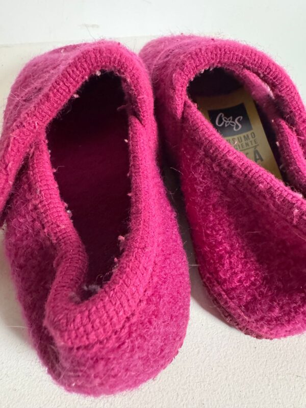 Pantufa rosa de lã Echt Walkstoff - tam 30 / 31 - Image 2