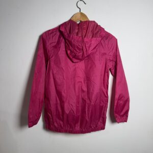 Casaco rosa corta vento – Crane – tam 10 / 12