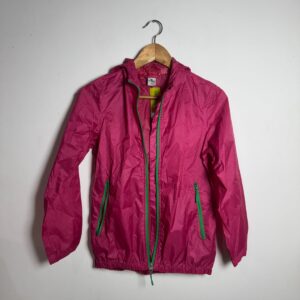 Casaco rosa corta vento – Crane – tam 10 / 12