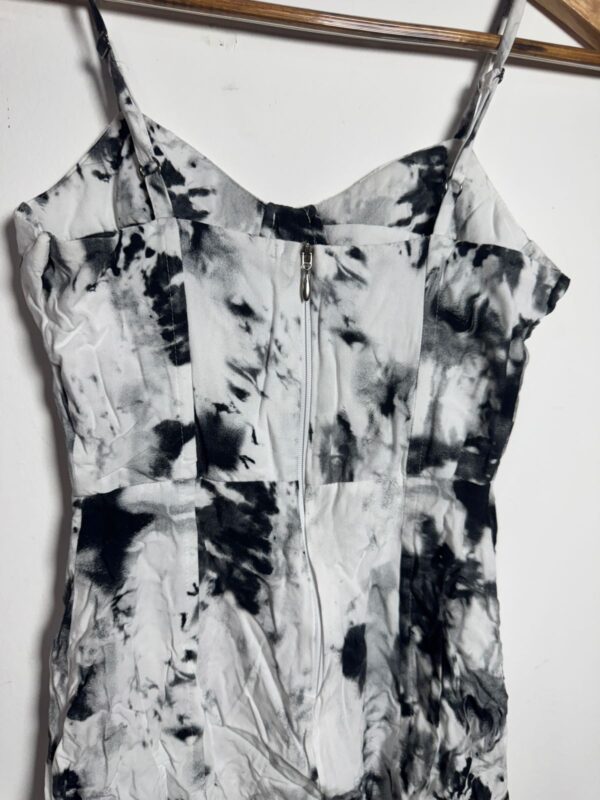 Vestido preto e branco estampado - Young Connection - tam 12 - Image 2