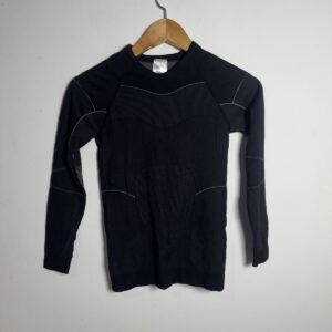 Camisa preta de manga comprida – Ergee – tam 10 / 12