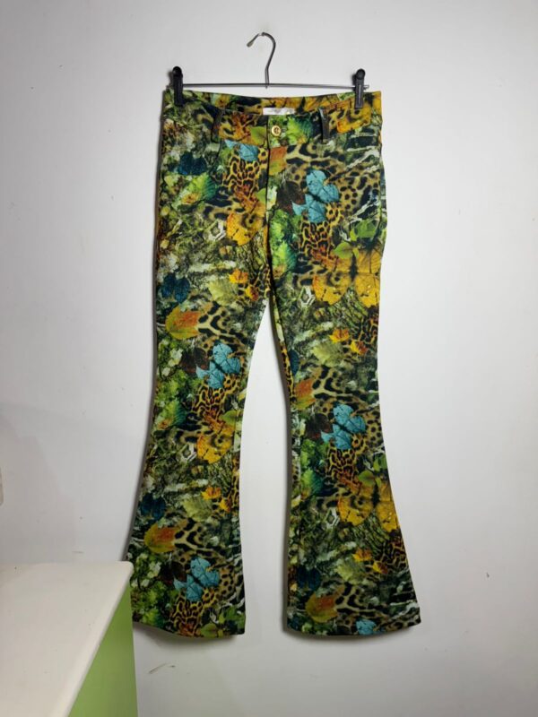 Calça estampada animal print e folhas - Lily Belle - tam 38
