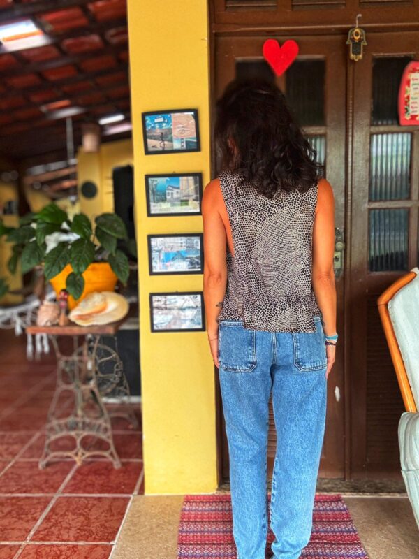 Blusa de seda animal print - Forum - tam 38 / 40 - Image 2