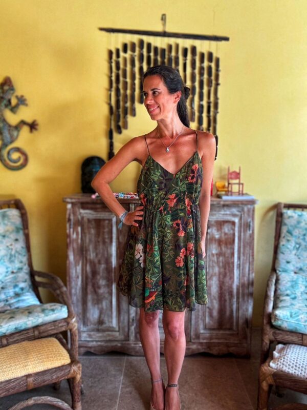 Vestido verde estampado - Farm - tam M - Image 6