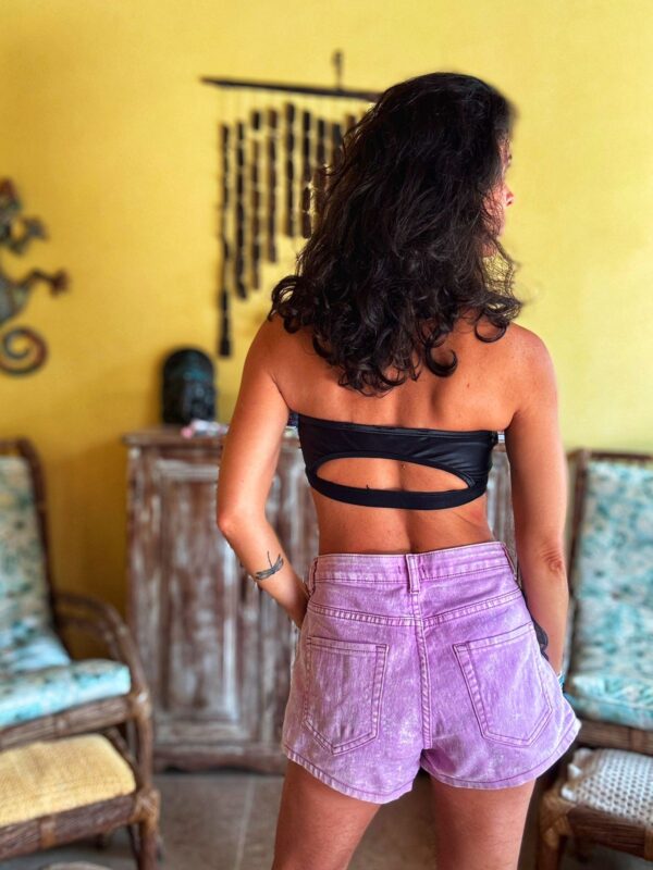 Short jeans rosa desbotado - Forever 21 - tam 38 - Image 2