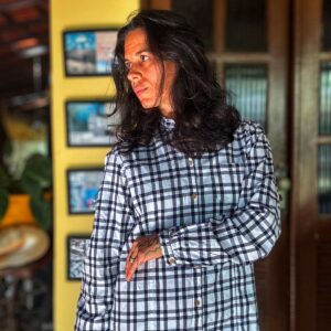 Camisa quadriculada manga comprida – Ad Life – tam M