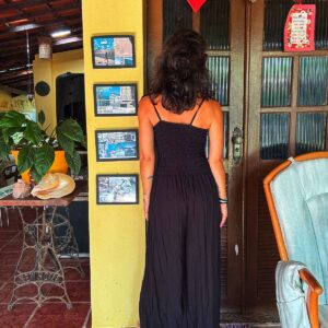 Macacão preto com bojo – tam P