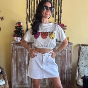 Saia social branca – Ollum – tam 38