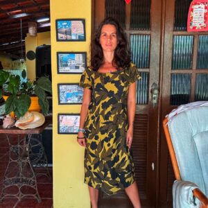 Vestido estampado – Toda – tam 42