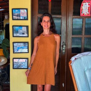 Vestido marrom – Basics – tam P