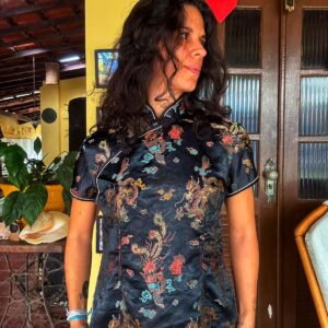 Camisa oriental preta – Myaman – tam P