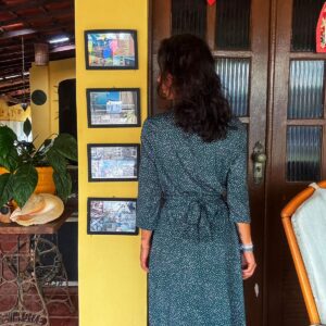 Vestido verde poá – Alk Urban – tam M