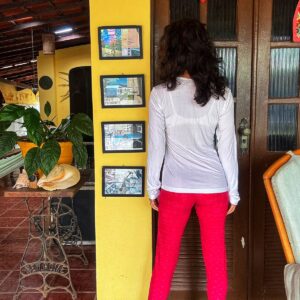 Camisa branca de manga comprida – tam 38 / 40