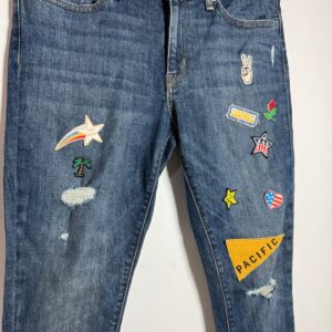 Calça jeans com patches divertidos  – Levi’s – tam 38