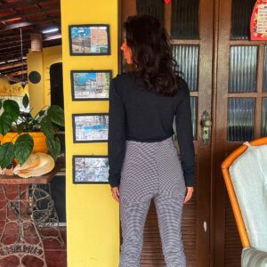 Camisa preta manga comprida – Ave Maria – tam G