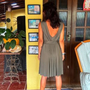 Vestido verde musgo – Chocoleite – tam 38