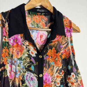 Blusa estampada com transparencia – Casal 20 – tam G