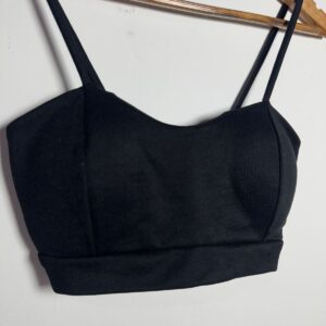 Top preto com bojo – tam M