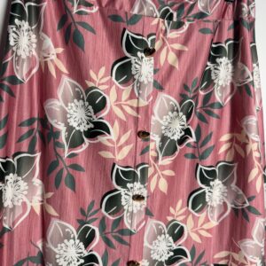 Saia longa rosa estampada – Jordan – tam G