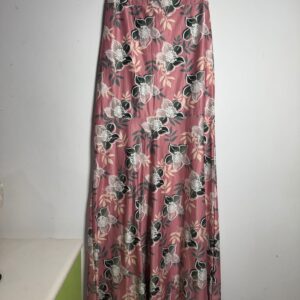 Saia longa rosa estampada – Jordan – tam G