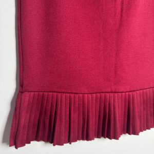 Saia vinho detalhe plissado – All New – tam M