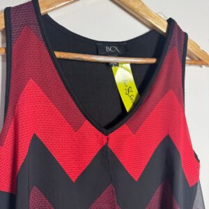 Blusa estampada vermelho e preta – BCX – tam G