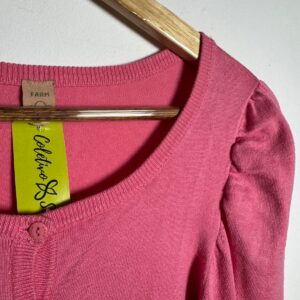 Sueter / Cardigã rosa – Farm – tam M
