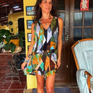 Macaquinho estampado – Shoulder – tam 42