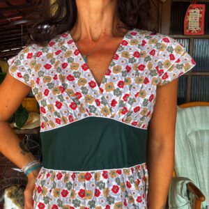 Vestido estampado – Cantaloup – tam M