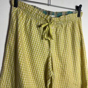 Calça quadriculada verde – Richards – tam 38