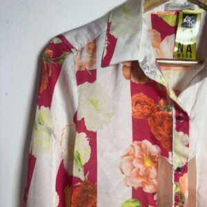Camisa estampa de flores – Chocoleite – tam M