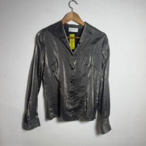 Camisa prateada – Monica Moura – tam 40