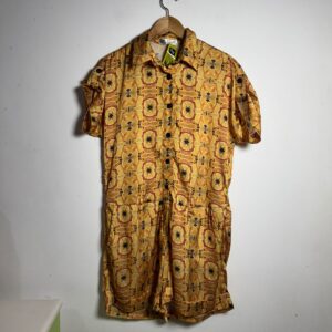 Macaquinho estampa laranja – Sungil – tam G