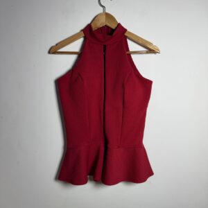 Blusa vermelha gola alta – Graciosa Teen – tam G