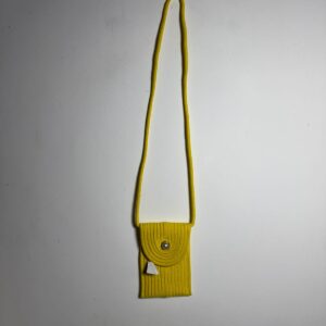 Bolsa amarela artesanal