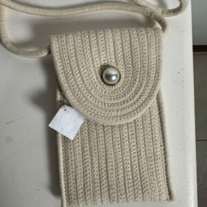 Bolsa artesanal nude