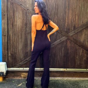 Macacão preto com bojo – JMF – tam M