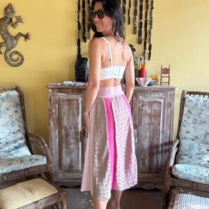 Saia rosa de tricô – My Chaee – tam P