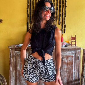 Short animal print – Clock House – tam 36