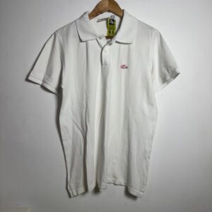 Camisa polo branca – Lacoste – tam GG
