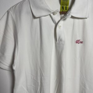 Camisa polo branca – Lacoste – tam GG
