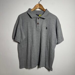 Camisa polo cinza – Ralph Lauren – tam GG