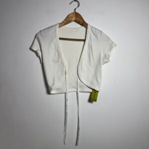 Bolero cropped branco – Brida Brasil – tam G