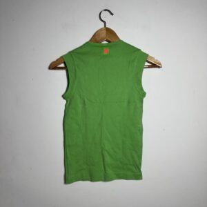 Blusa verde limão/neon com detalhes rosa – Salinas – tam M